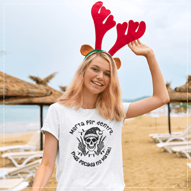 4 Artes Camisas Skull Natalina Arquivo em Png 4