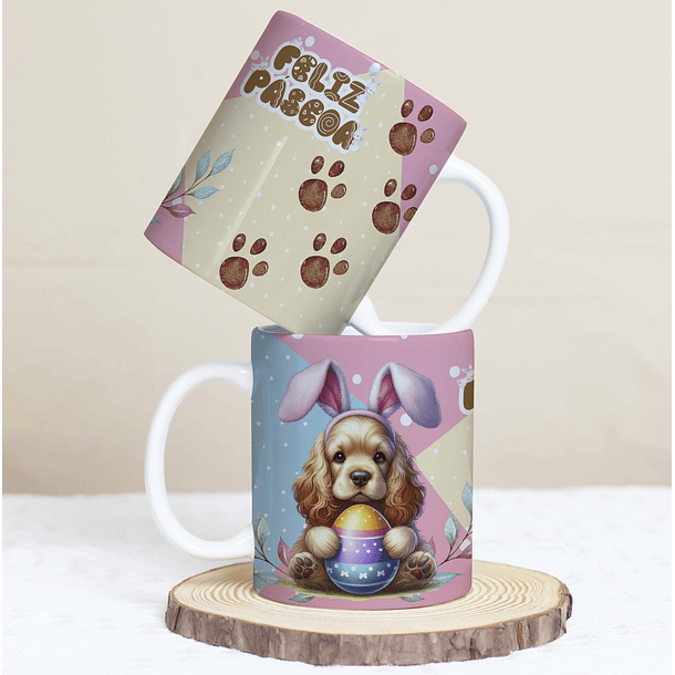 30 Artes para Caneca Páscoa Pets Arquivos em Jpg  24