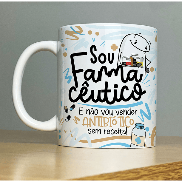 Arte Caneca Sou Farmacêutico Flork Profissão Arquivo Png