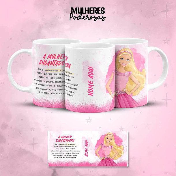17 Artes para Caneca Mulheres Poderosas Personagens Arquivos em Jpg 4