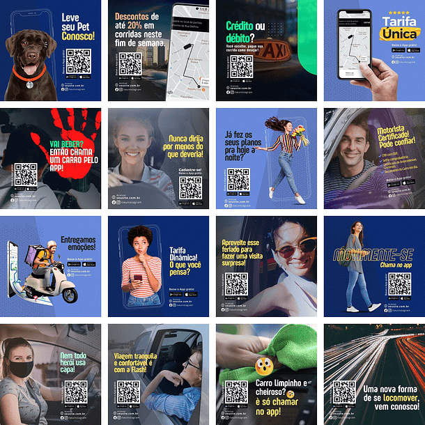 Pack Canva Mobilidade Urbana 2.0 Templates Editáveis 50 Artes + Bônus 2