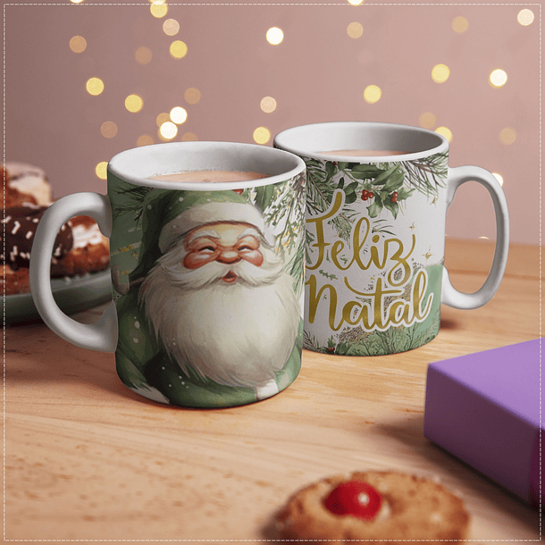 5 Arte para Caneca Natal em Corel Draw  1