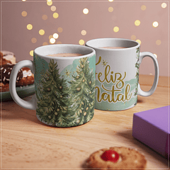 5 Arte para Caneca Natal em Corel Draw 