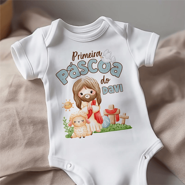 20 Artes para Body Páscoa Cristã Arquivo Editável  2