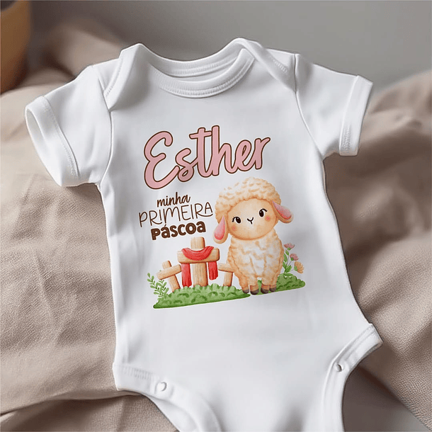 20 Artes para Body Páscoa Cristã Arquivo Editável  14