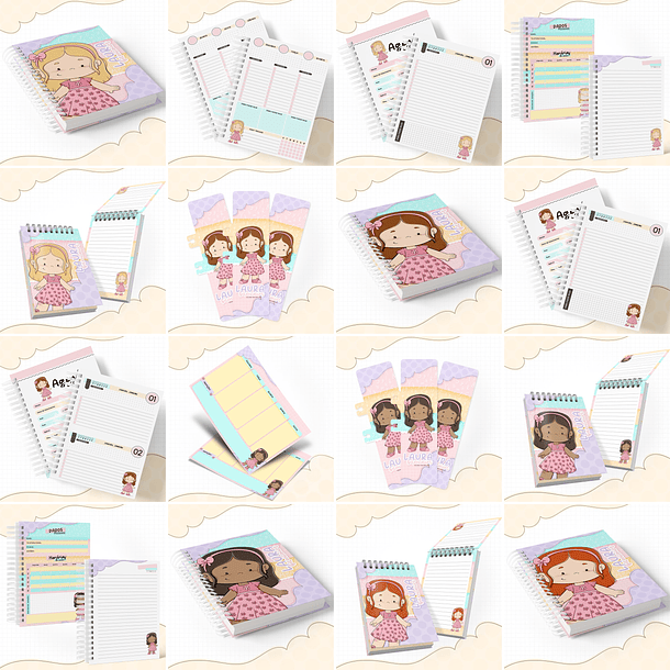 Artes para Agendas Voltas as Aulas Menino e Menino Arquivos Pdf Jpge 2