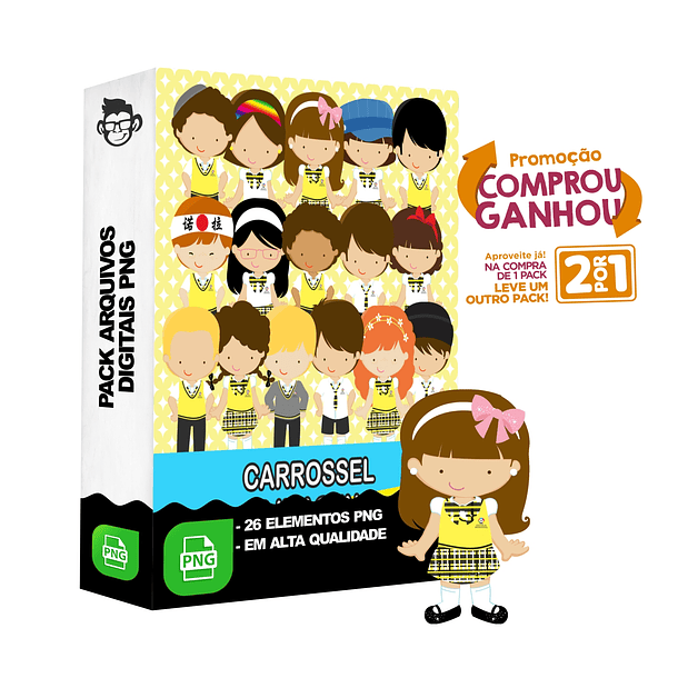 Kit Digital Carrossel sem fundo Png