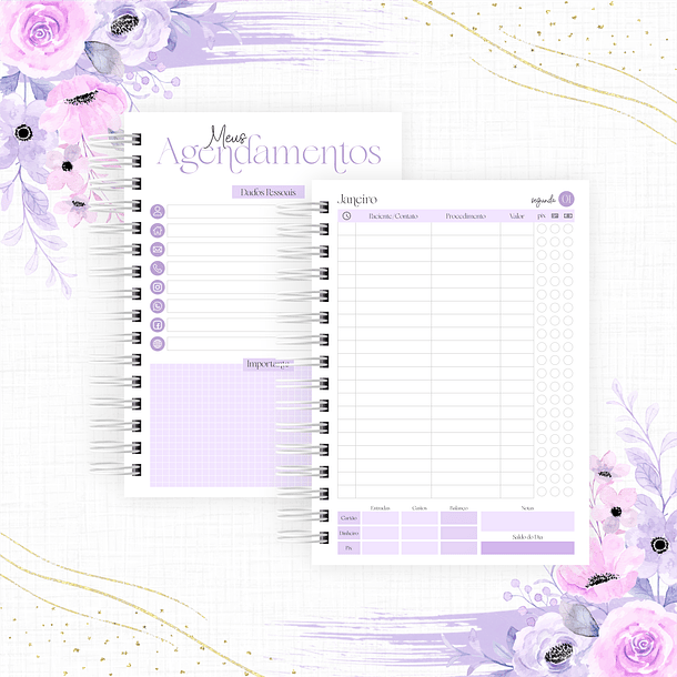 Arquivo Agenda para Agendamentos Profissões 2024 em Pdf  8