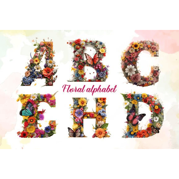 Kit Digital Alfabetos em Png  18