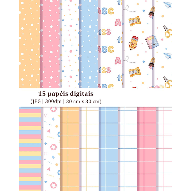 Kit Digital Volta as Aulas Bichinhos sem fundo Png 5