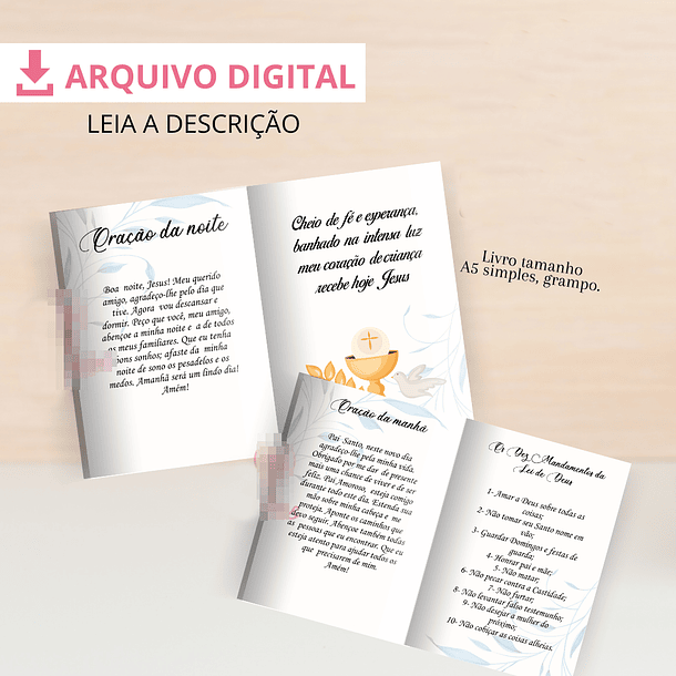 Arquivo Livro de Oração Batizado e Catequese em Pdf  6