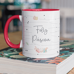 11 Arte para Caneca Páscoa Delicada Arquivo Editável