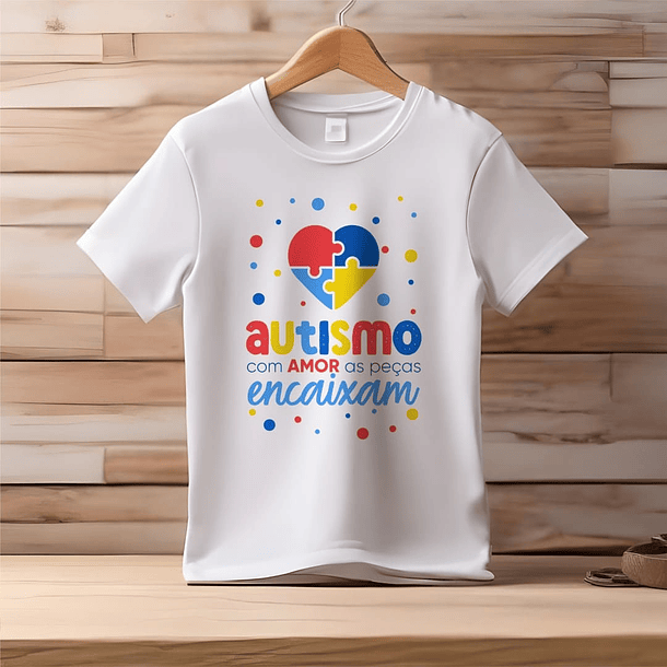 15 Arte para Camisa Autismo Arquivo Editável 3
