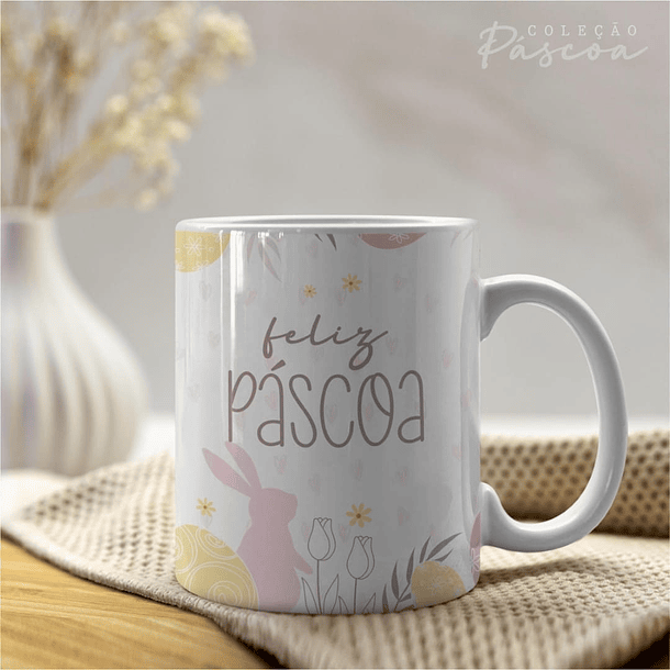 20 Arte para Caneca Páscoa Arquivo Editável 4