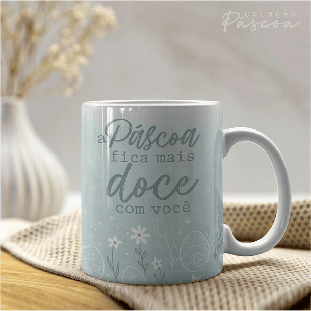 20 Arte para Caneca Páscoa Arquivo Editável 11
