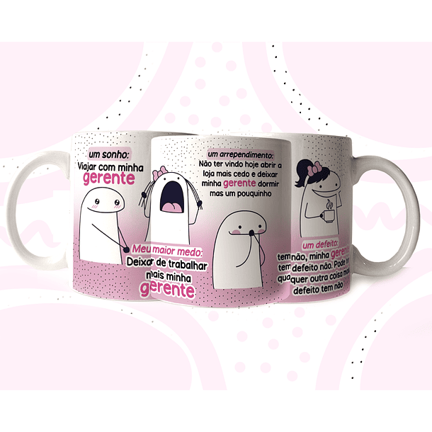 Arte Caneca Flork Minha Gerente Favorita Arquivo em Jpg 1