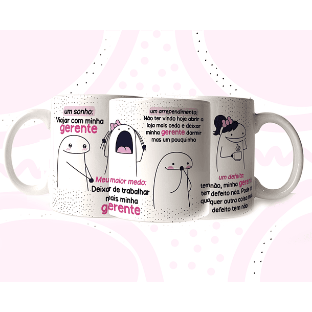 Arte Caneca Flork Minha Gerente Favorita Arquivo em Jpg 2