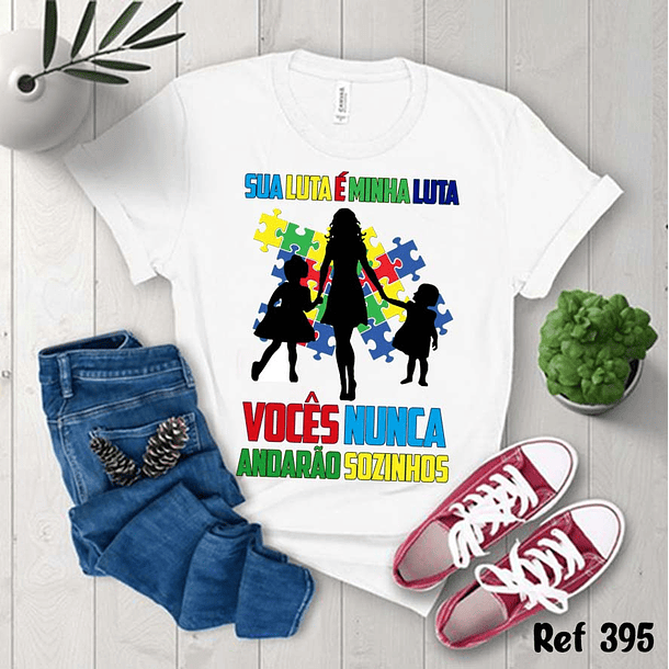 30 Arte para Camisa Autismo Arquivo Editável 12