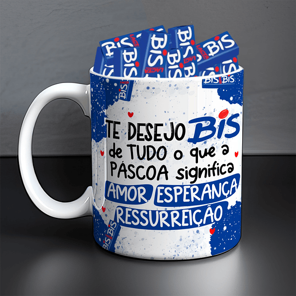12 Arte para Caneca Páscoa Chocolates Arquivo Editável 8