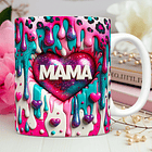 15 Artes para Caneca Dia das Mães Mama 3D Arquivos Png 2