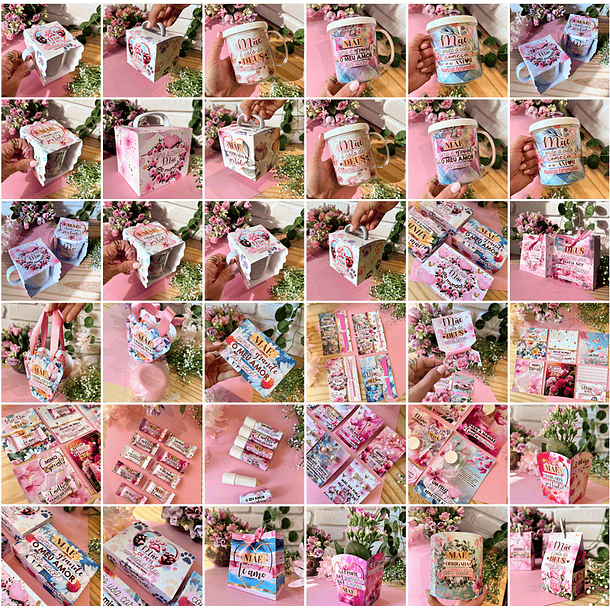 Arquivos de Corte Mimos Dia das Mães em Jpg  1