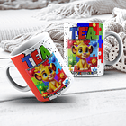 22 Artes para Caneca e Camisa Autismo Personagens Arquivo Editável 12