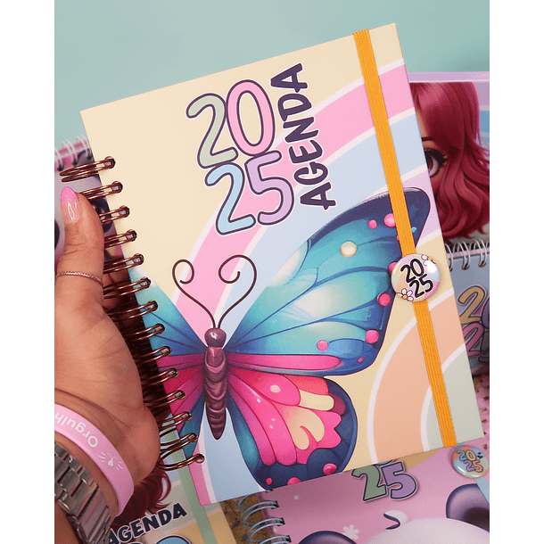 Arquivos Agenda Clássica Panda e Borboleta 2025 em pdf 3