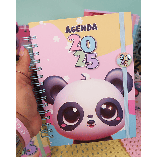Arquivos Agenda Clássica Panda e Borboleta 2025 em pdf 4