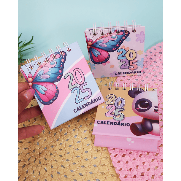 Arquivos Agenda Clássica Panda e Borboleta 2025 em pdf 12