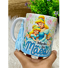 12 Artes Caneca Dia das Mães Princesas da Disney Arquivos em Jpg 3