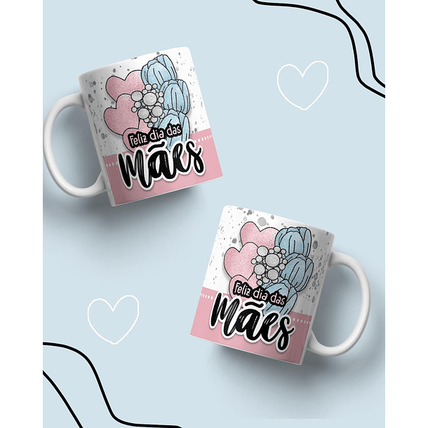 10 Artes para Caneca Dia das Mães Arquivo em Jpg 1