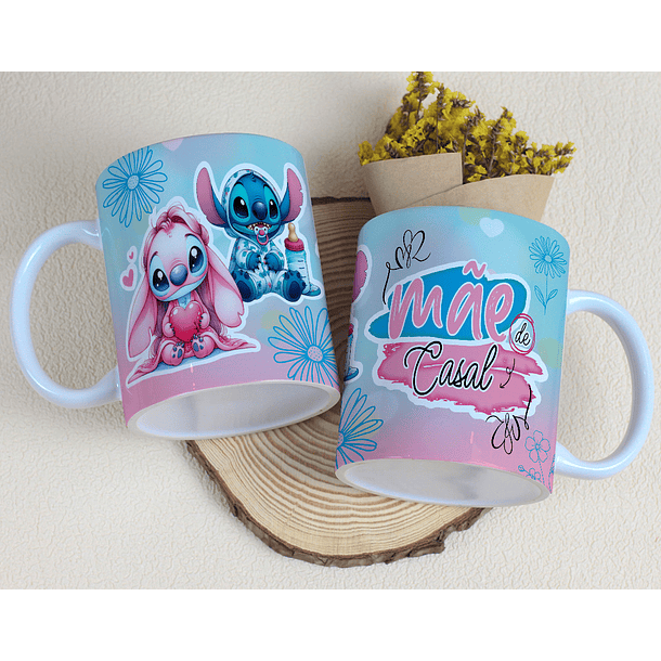 10 Artes para Caneca Dia das Mães Stitch Arquivo Editável 5