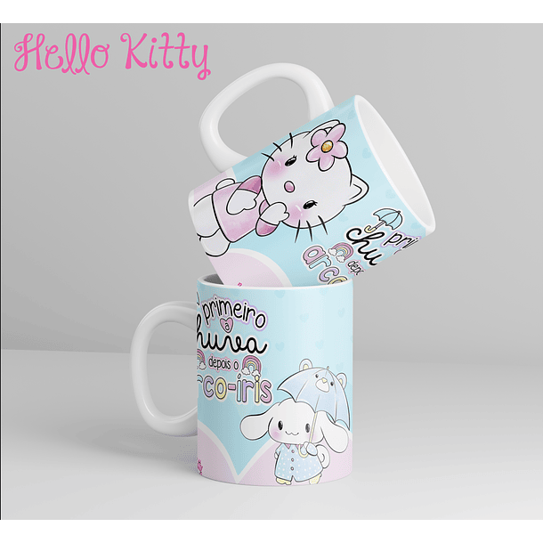 12 Artes para Caneca Hello Kitty Arquivo em Jpg 3