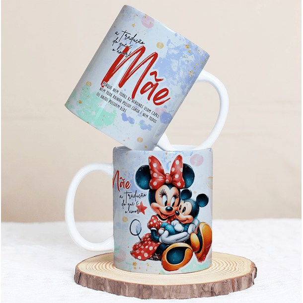 15 Artes para Caneca Dia das Mães Minnie e Margarida Arquivo Editável 2