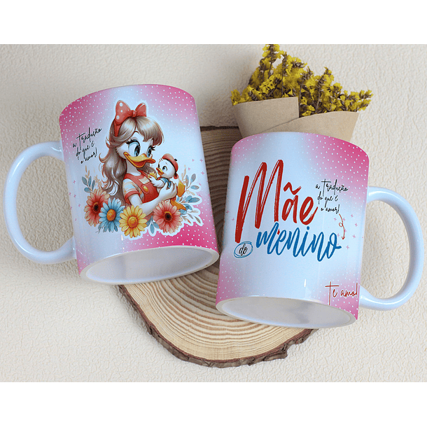 15 Artes para Caneca Dia das Mães Minnie e Margarida Arquivo Editável 8