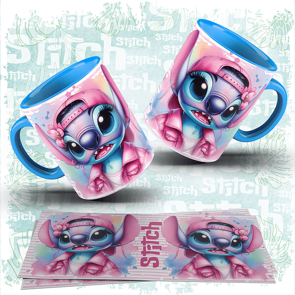 10 Artes para Caneca Stitch Arquivo em Jpg  10