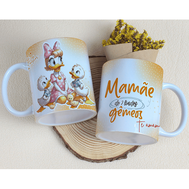 15 Artes para Caneca Dia das Mães Minnie e Margarida Arquivo Editável 15