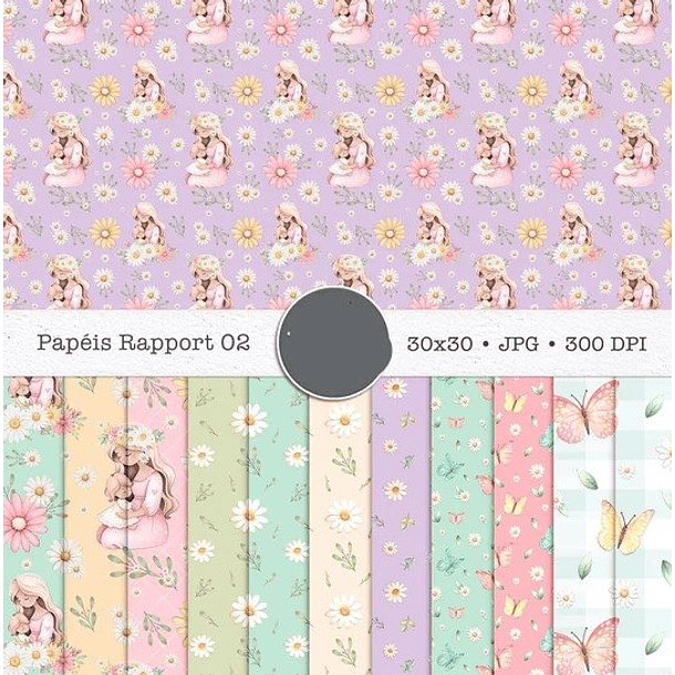 Kit Digital Dia das Mães Amor Incondicional Arquivos em Png   2