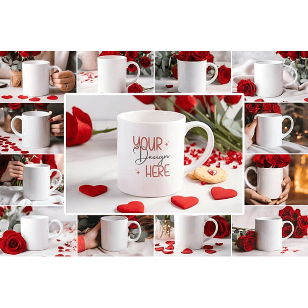 15 Mockups para Caneca Arquivo Editável 1