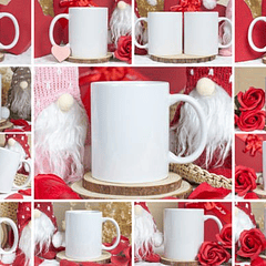 17 Mockups para Caneca Arquivo Editável 