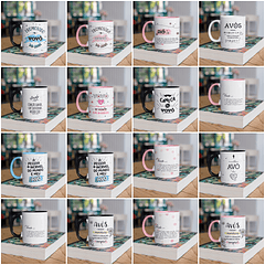 23 Artes para Caneca Dia dos Avós Arquivo em Jpg 