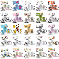 90 Artes para Caneca Dia dos Avós em Jpg