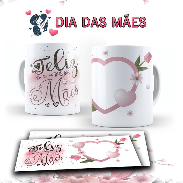 15 Artes para Caneca Dia das Mães Arquivo em Editável   14