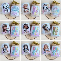 20 Artes para Canecas Snoopy Dia das Mães Arquivo Editável