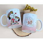 20 Artes para Canecas Snoopy Dia das Mães Arquivo Editável 8