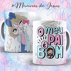 9 Artes para Caneca Menina de Jesus Arquivo em Editável  9