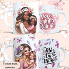 5 Artes para Caneca Dia das Mães Arquivo em Jpg 2