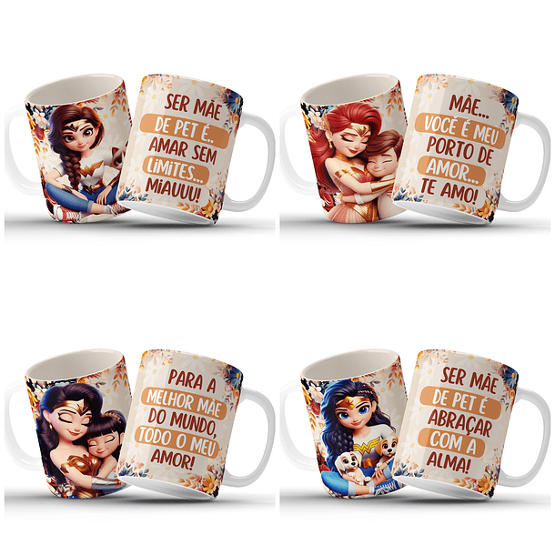 15 Artes para Caneca Mãe Maravilha Dia das Mães Arquivo em Jpg   3