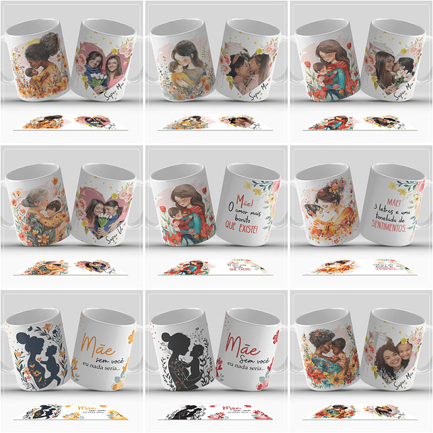 40 Artes para Caneca Dia da Mães Arquivos em Jpg 4