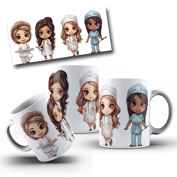 8 Artes para Caneca Medicina Area da Saúde Arquivos em Jpg  8